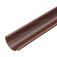 Желоб водосточный МЕТАЛЛ ПРОФИЛЬ Foramina PUR D150х3000 Ral 8017