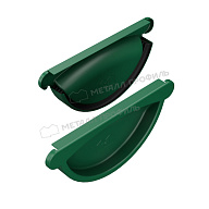 Заглушка желоба МЕТАЛЛ ПРОФИЛЬ Foramina PUR D150 Ral 6005