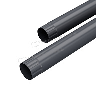 Труба соединительная МЕТАЛЛ ПРОФИЛЬ Foramina PUR D100х1000 Ral 7024