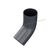 Колено трубы МЕТАЛЛ ПРОФИЛЬ Foramina PUR D100 Ral 7024