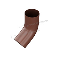 Колено трубы МЕТАЛЛ ПРОФИЛЬ Foramina PUR D100 Ral 8017