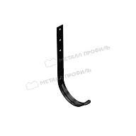 Держатель желоба МЕТАЛЛ ПРОФИЛЬ PURMAN BLACK EDITION D125х280 Ral 9005