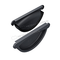 Заглушка желоба МЕТАЛЛ ПРОФИЛЬ Foramina PUR D150 Ral 7024